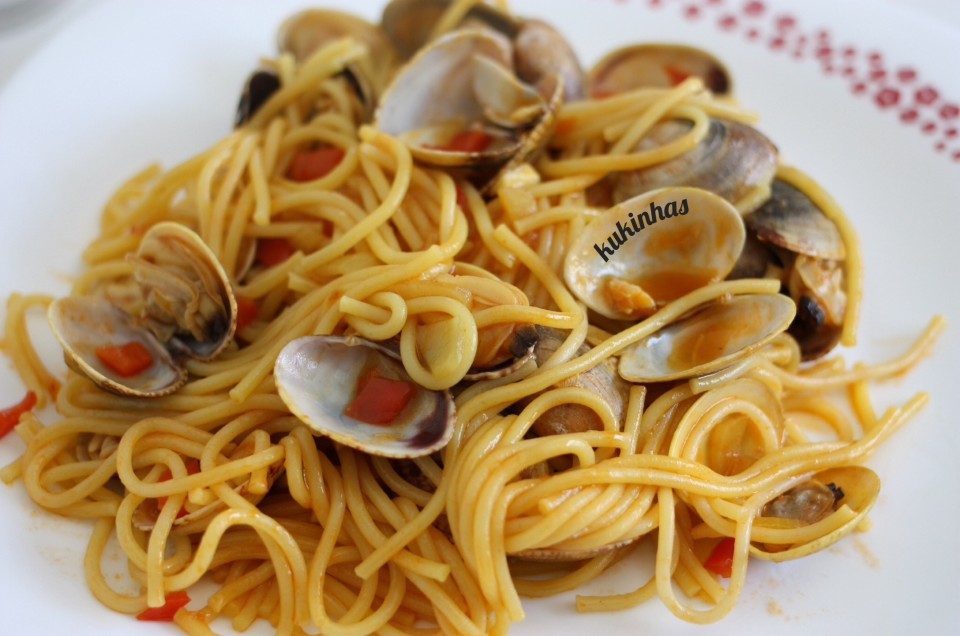 spaghetti clams