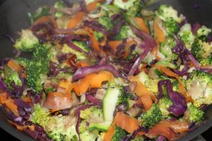 wok de verduras